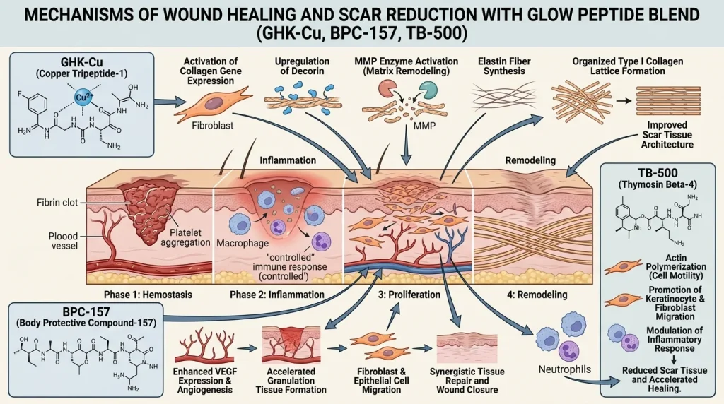 GLOW blend for wound healing