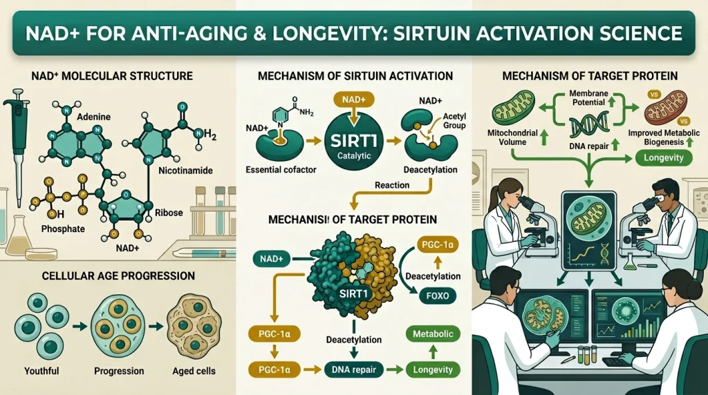 NAD+ for anti-aging