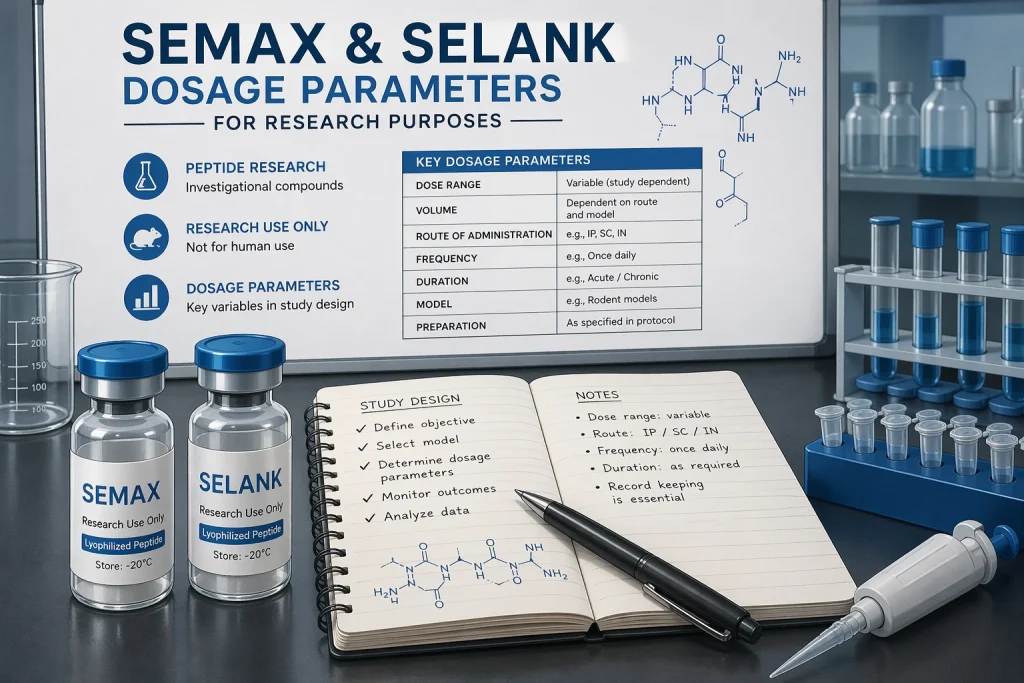 Selank Semax dosage