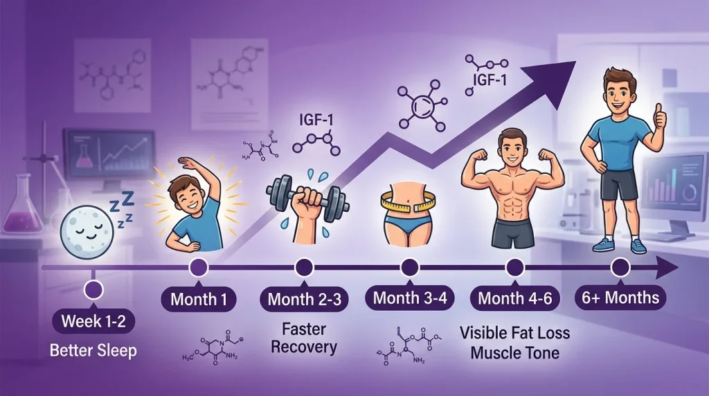 sermorelin results timeline